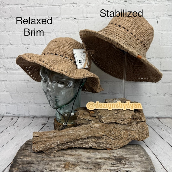 Dockside Wide Brim Sun Hat Made in Polyester Blended Yarn That is