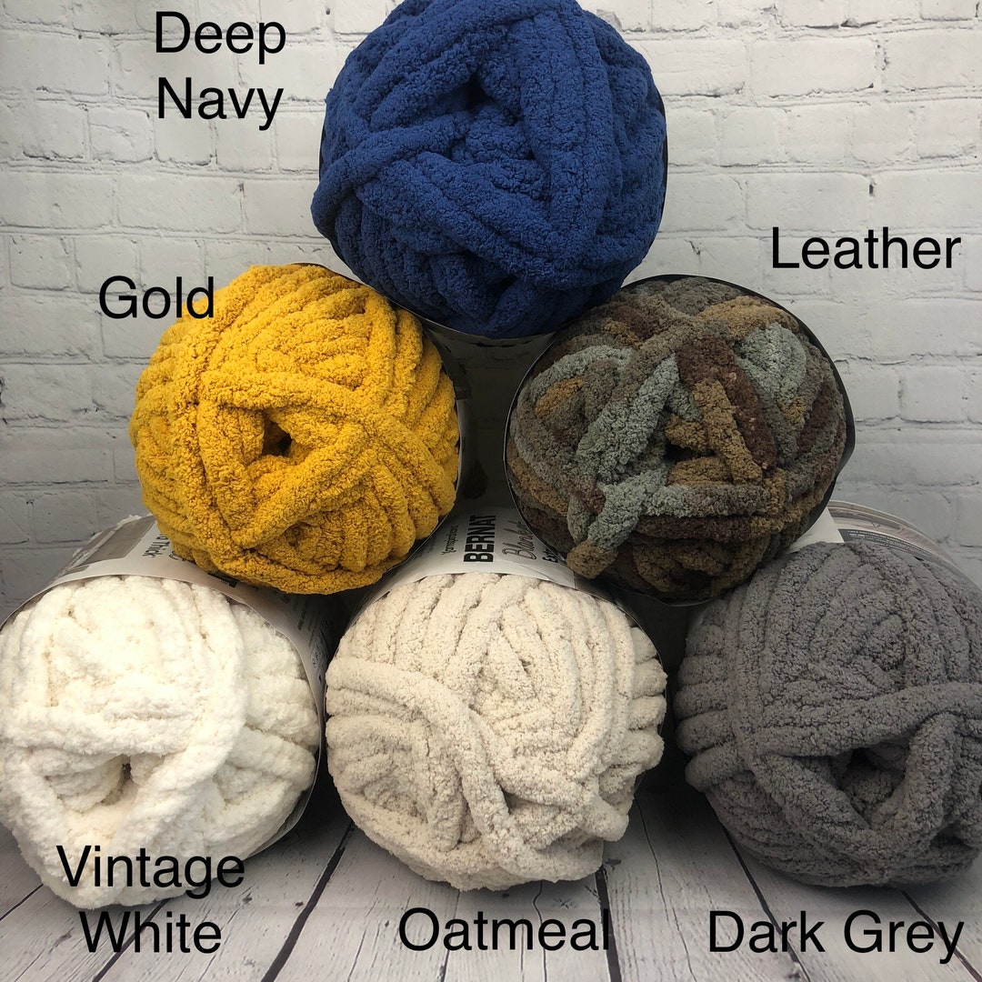 Bernat Blanket Extra Thick Yarn/polyester Yarn/jumbo Yarn/baby Blanket
