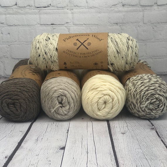 Lion Brand Fishermen's Wool/felting Material/natural Fibre/long