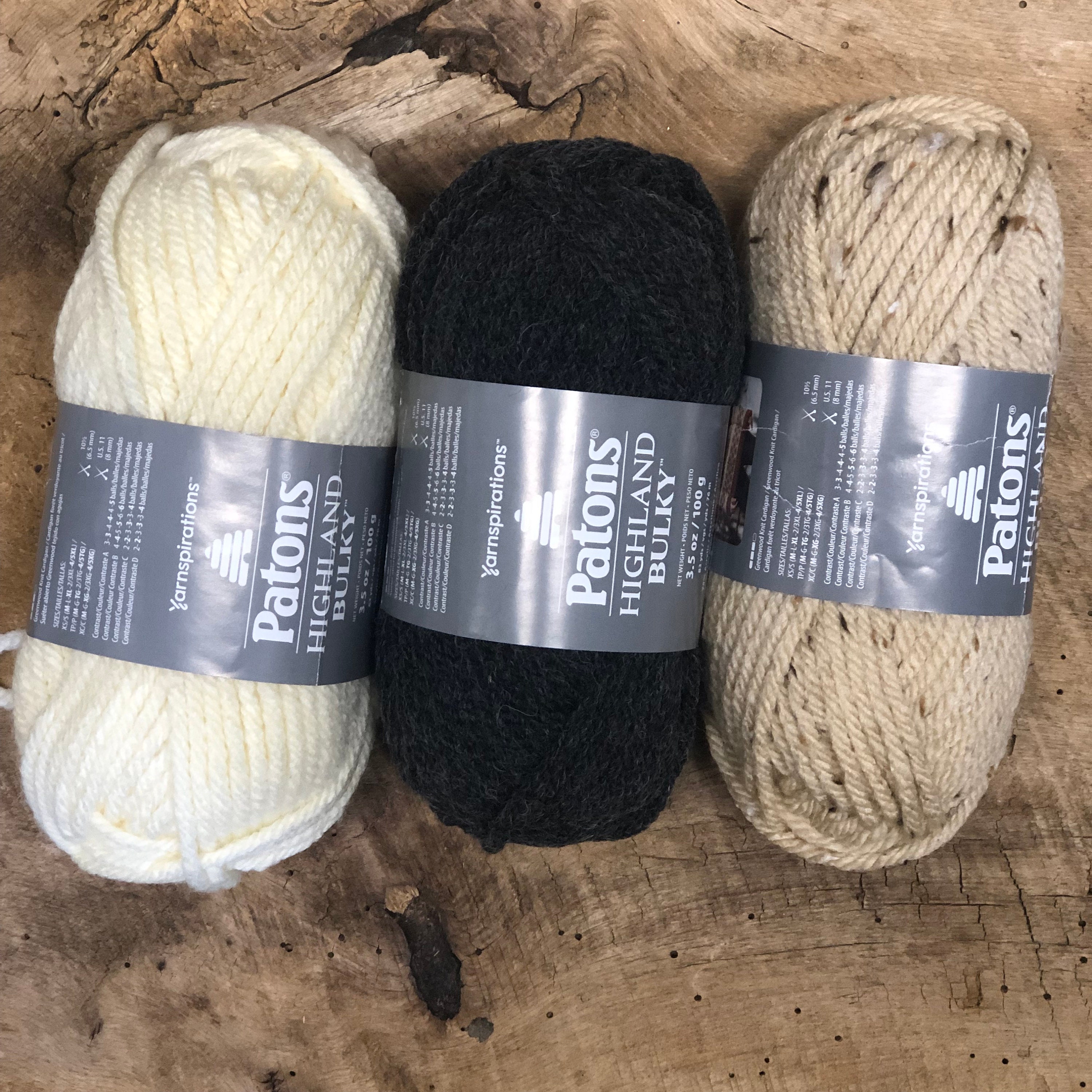 Patons Highland Bulky Yarn ~ 6 Colors