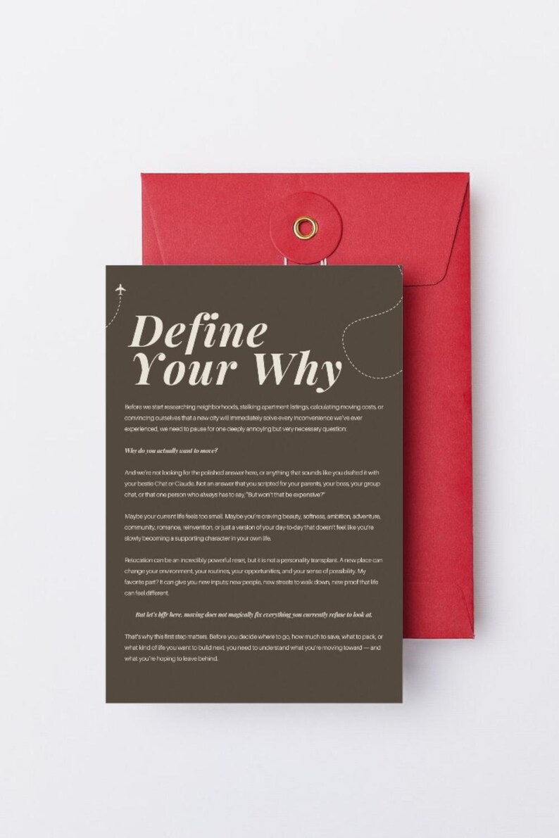 Life Decision Workbook | Relocation, Reinvention, Burnout (Digital PDF) image 4