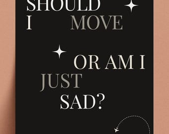 Life Decision Workbook | Relocation, Reinvention, Burnout (Digital PDF)