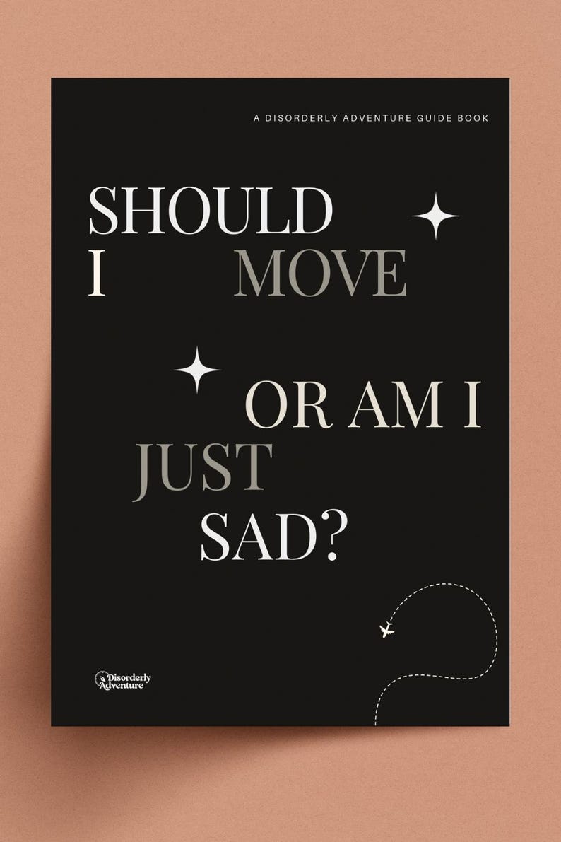 Life Decision Workbook | Relocation, Reinvention, Burnout (Digital PDF) image 1