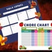 Chore Chart for Kids Kids Chores Kids Chore Chart - Etsy