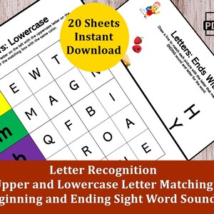 Beginning Sounds Worksheets, Alphabet Worksheets, Phonics, Literacy, Phonics Worksheet, Preschol, Pre-K, Preschool Printables