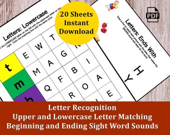 Beginning Sounds Worksheets, Alphabet Worksheets, Phonics, Literacy, Phonics Worksheet, Preschol, Pre-K, Preschool Printables