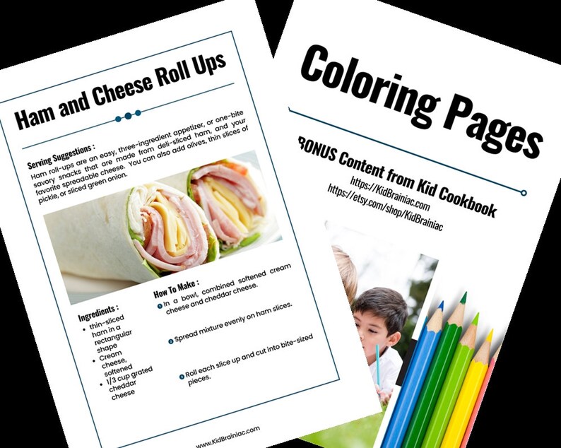 Kids Cookbook Childrens Cookbook Recipes for Kids Easy - Etsy