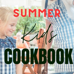 Kids Cookbook, Childrens Cookbook, Recipes for Kids, Easy Recipes, Picture Recipes, Recipe Book, Kids Activities, Cookbook, Summer, PDF