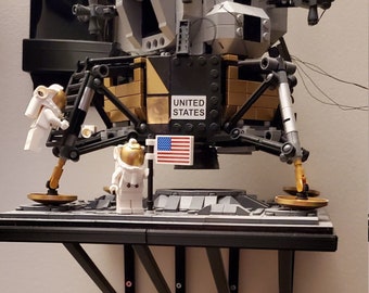 3D Printed Shelf for Lego NASA Apollo 11 Lunar Lander (10266)