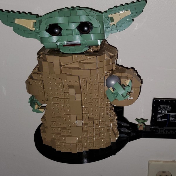 3D Printed Shelf for Lego The Child (75318) (Baby Yoda/Grogu)