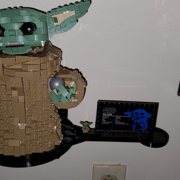 STL - 3D Printed Shelf for Lego The Child (75318) (Baby Yoda/Grogu)