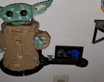 STL 3D Printed Shelf for Lego The Child (75318) (Baby Yoda/Grogu)