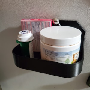 Magnetic 3D Printed Storage Shelf