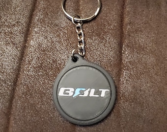 Spinning 3D Printed Chevy Bolt EV Keyring