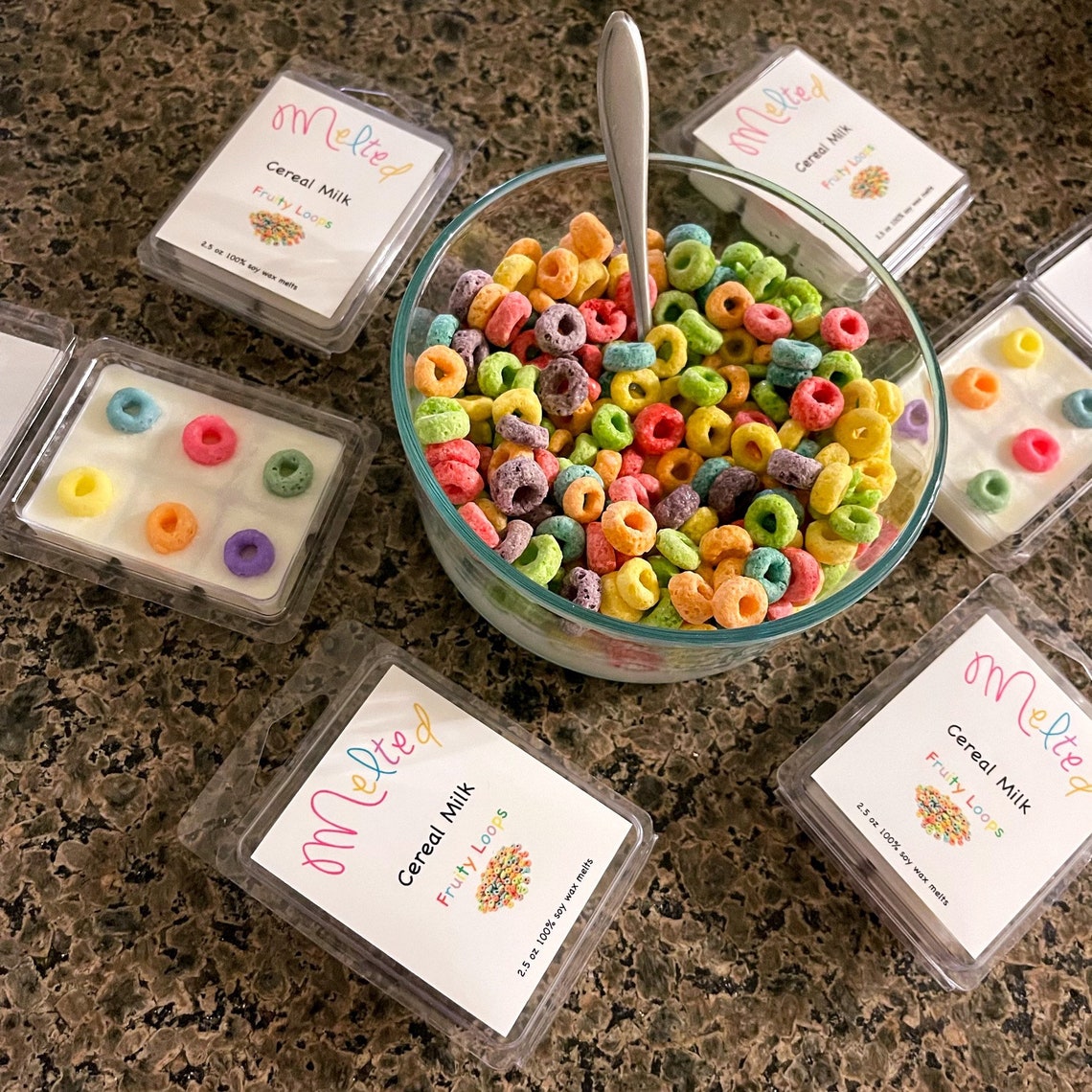 Fruity Loops Cereal Soy Wax Melts Fruit Loops Warm Vanilla Etsy