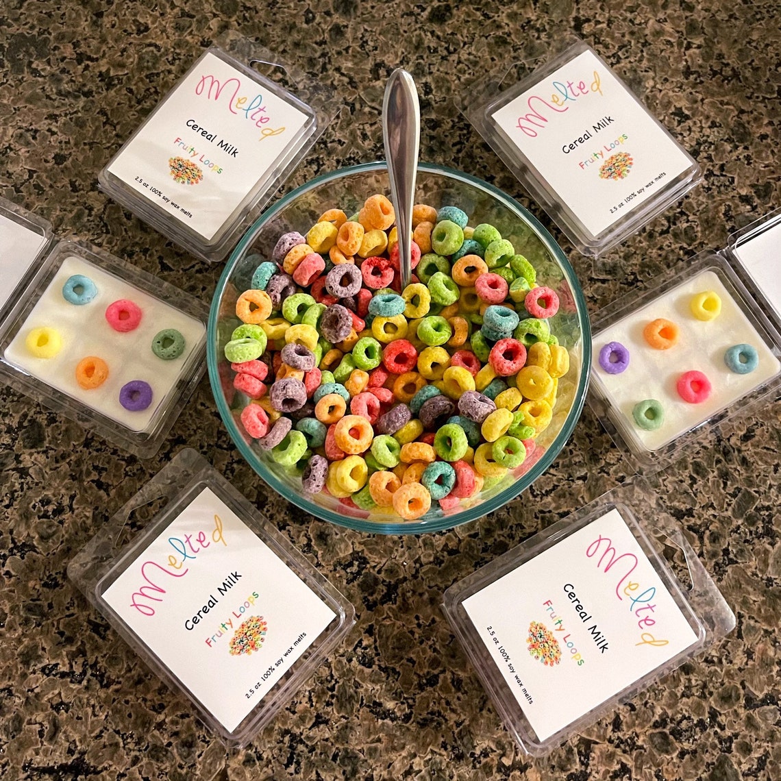 Fruity Loops Cereal Soy Wax Melts Fruit Loops Warm Vanilla Etsy