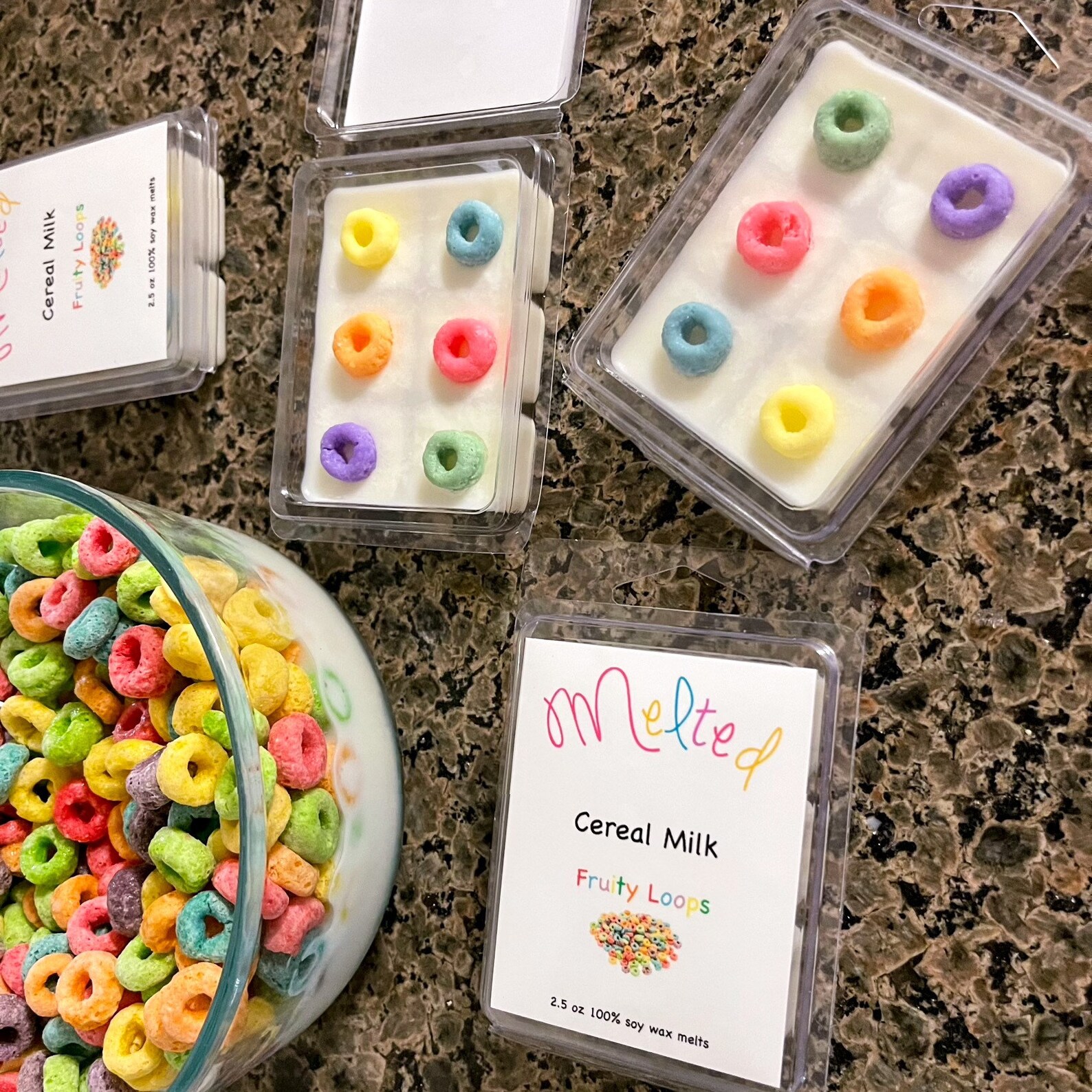 Fruity Loops Cereal Soy Wax Melts Fruit Loops Warm Vanilla Etsy