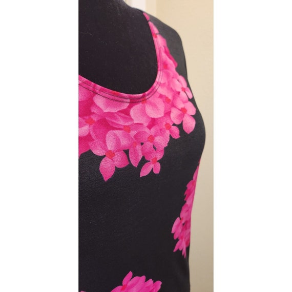 Pretty Perfect-for-Summer Black and Pink Floral W… - image 3