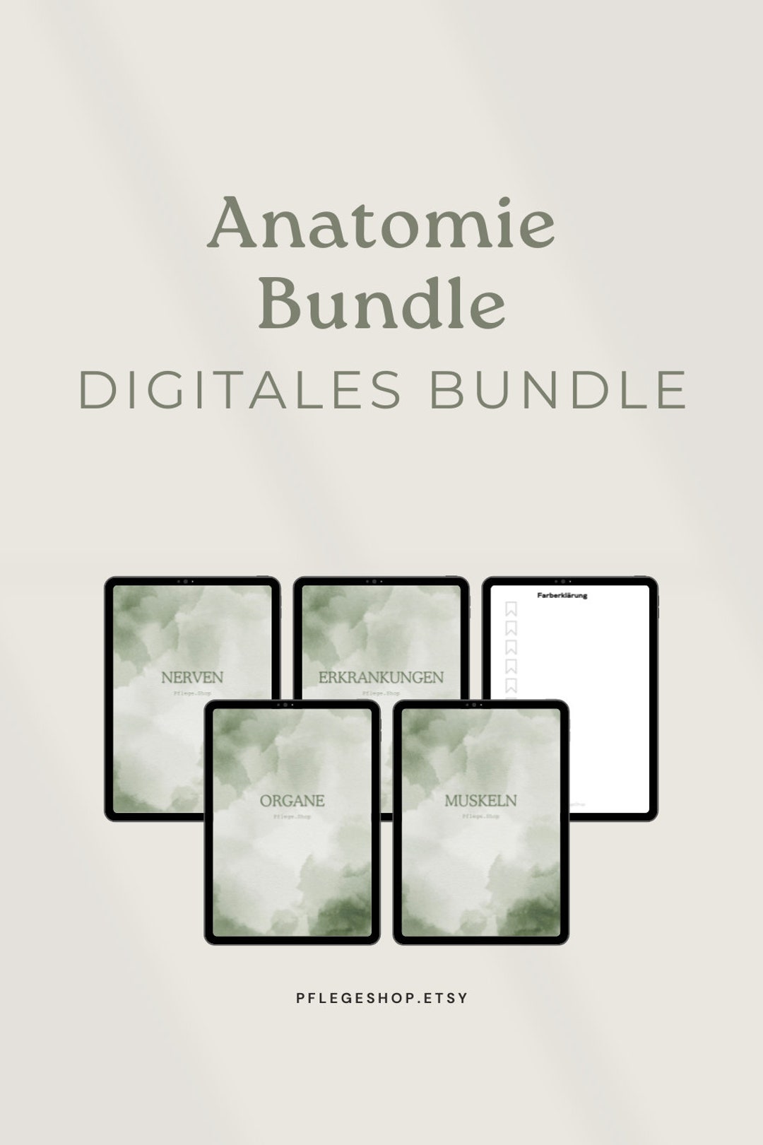 Learning Templates Anatomy Bundle - for Learning for Nursing Training ...