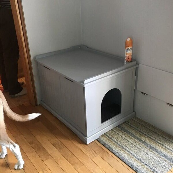 Hidden Litter Box Etsy