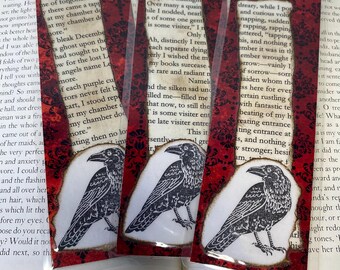 Edgar Allan Poe The Raven Dark Academia Bookmark