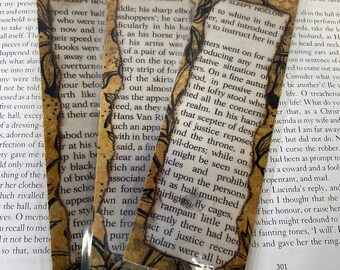 Sleepy Hollow Rustic Dark Academia Bookmark