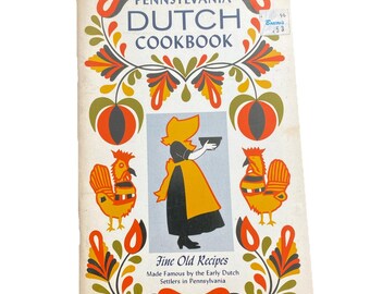 Pennsylvania Dutch Cookbook 1972 Culinary Arts Press Fine Old Recipes Amish