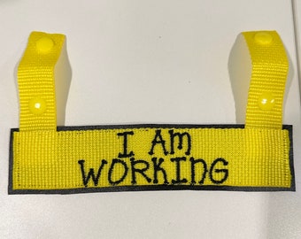Cape Tab Custom Attaches to dog harness