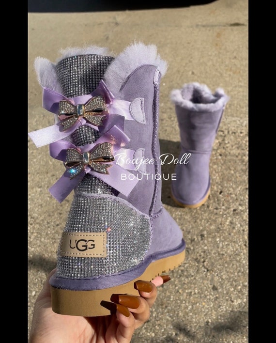 Hand Made Rhinestone Diamond Bling UGG 