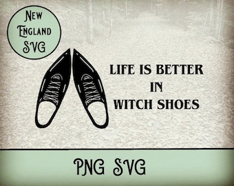 Hexenschuhe Gruselige Halloween SVG FIle
