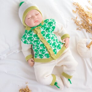 Sets of Babywool production for toddlers are made of baby merino wool