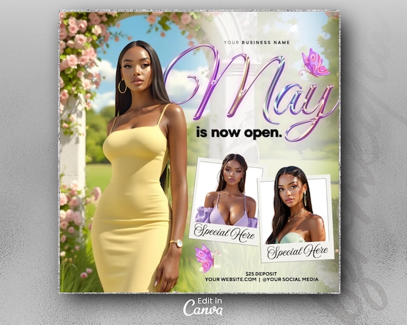May Booking Flyer, May Books Open