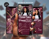 Digital Graduation Invitation, Graduation Party, Graduation Invitation, Congrats to the Grad flyer, Class of 2026 flyer, Grad Announcement