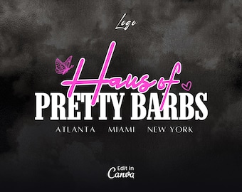 Diseño de logotipo, plantilla de logotipo de belleza de lujo, logotipo de pestañas, diseño de logotipo de esteticista, Canva DIY, logotipo de marca de cabello, plantilla de logotipo de peluquería, pestañas y uñas.