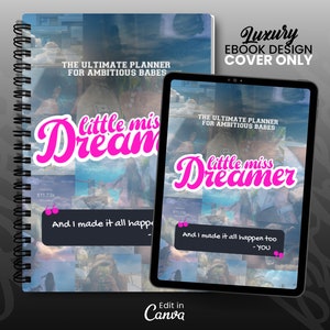 Ebook Cover Template, PLR eBook Cover Canva, DIY White Label, PLR eBook Cover, Planner eBook Cover Design, Manifestation Journal, Planner