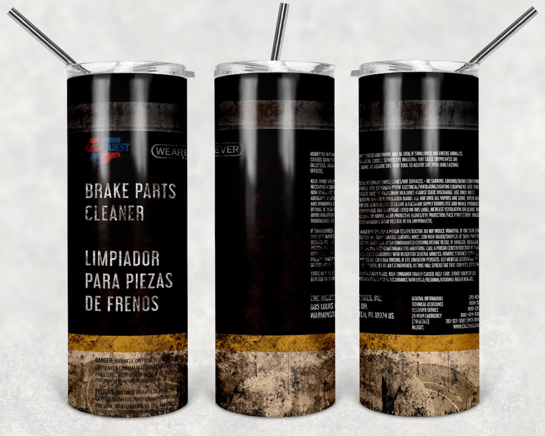 Carquest Brake Parts Cleaner Tumbler Wrap PNG JPG JPEG Etsy