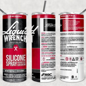 Liquid Wrench Tumbler Wrap PNG JPG