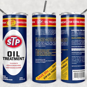 STP Oil Treatment Tumbler Wrap PNG JPG