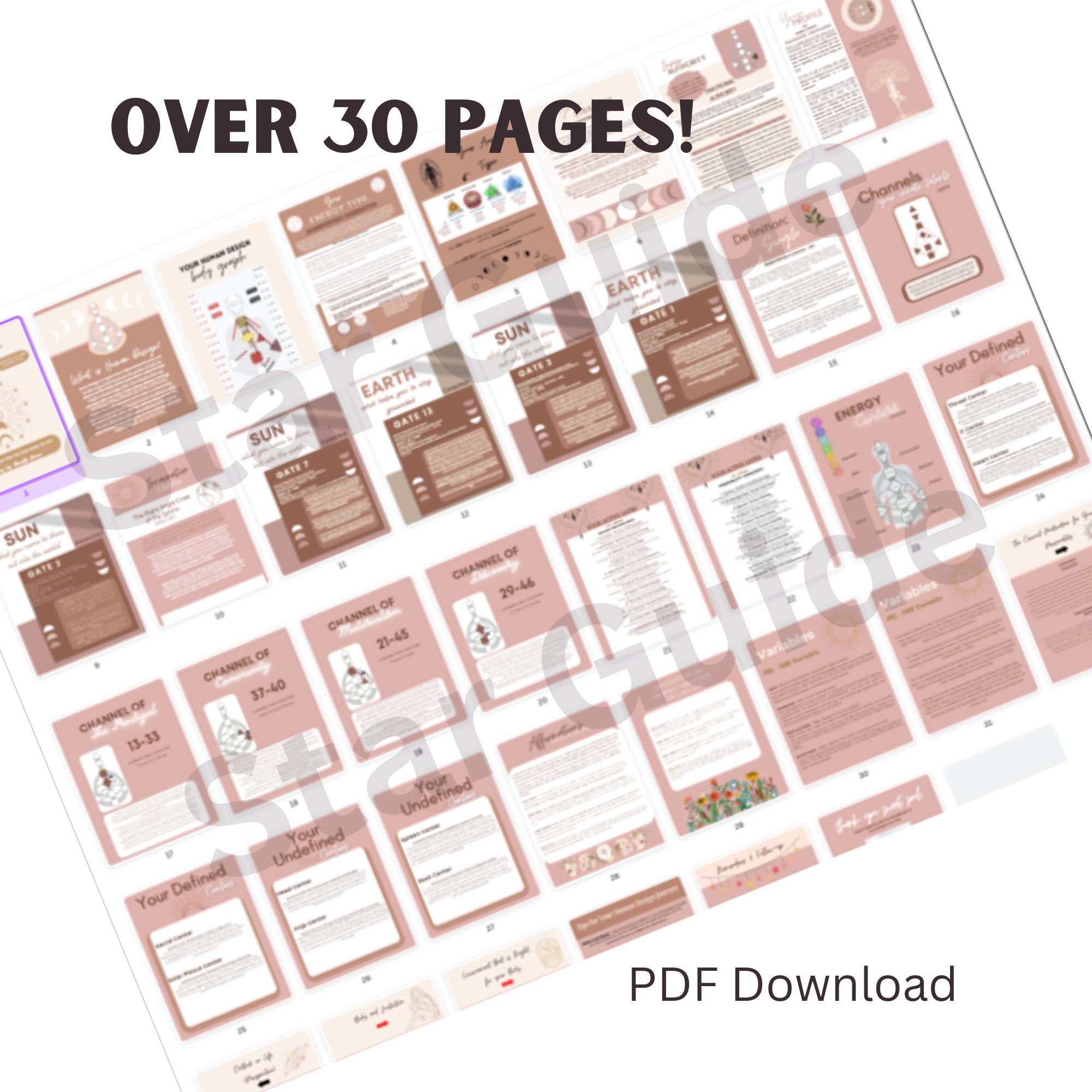 Human Design Reading Pdf Reading Human Design Interpretation Reading - Etsy