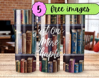 Book Lover Tumbler Wrap, Old Books Png, Tumbler Wrap for Reader ...