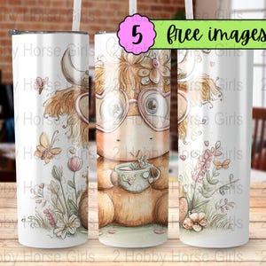 Impresión digital de animales adorables, ilustración de animales para taza de café, decoración de animales de dibujos animados, arte de pared para habitación infantil