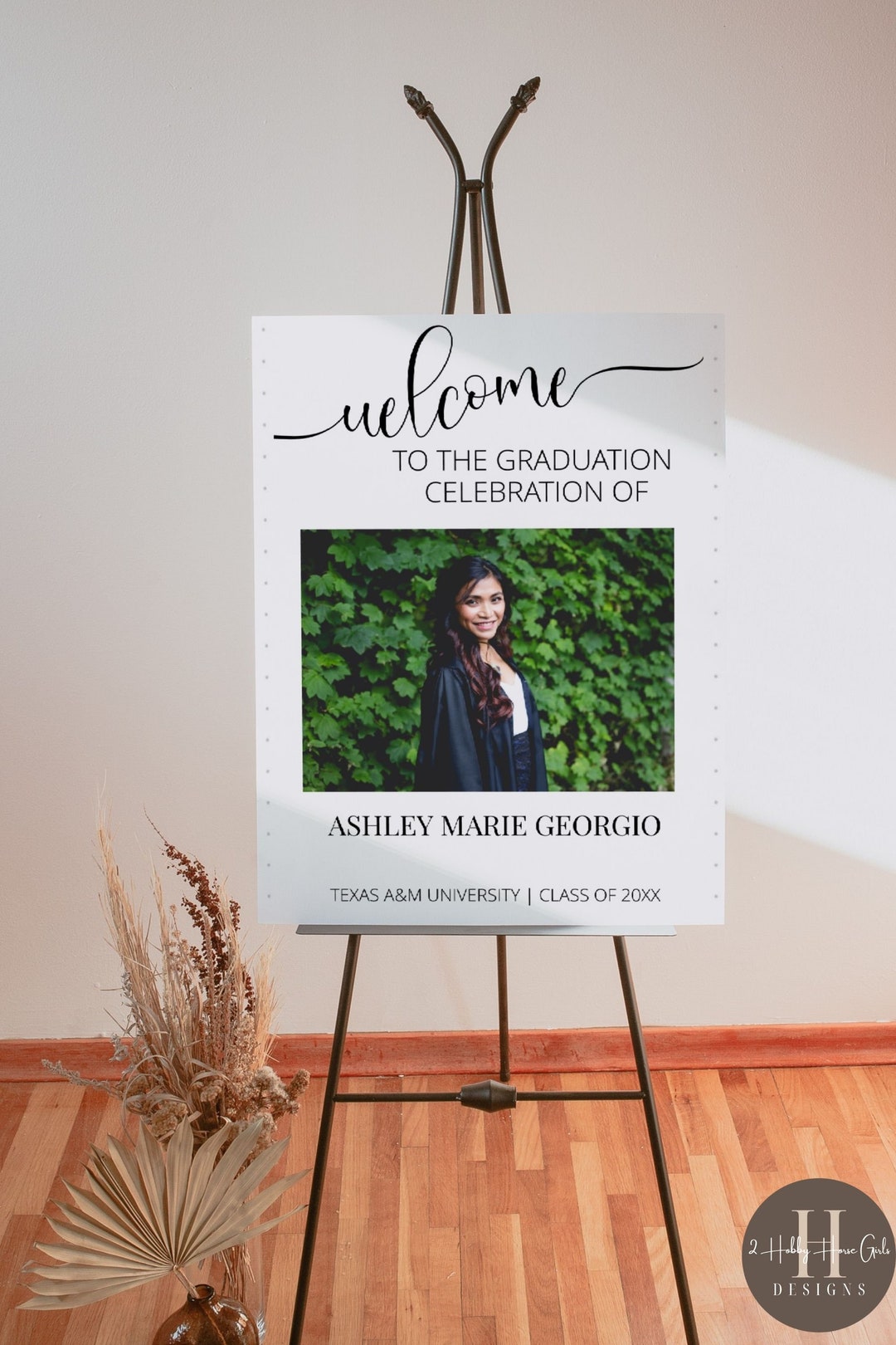 Graduation Welcome Sign Template Graduate Decorations Etsy Graduation Welcome Sign Template Graduate Decorations Etsy