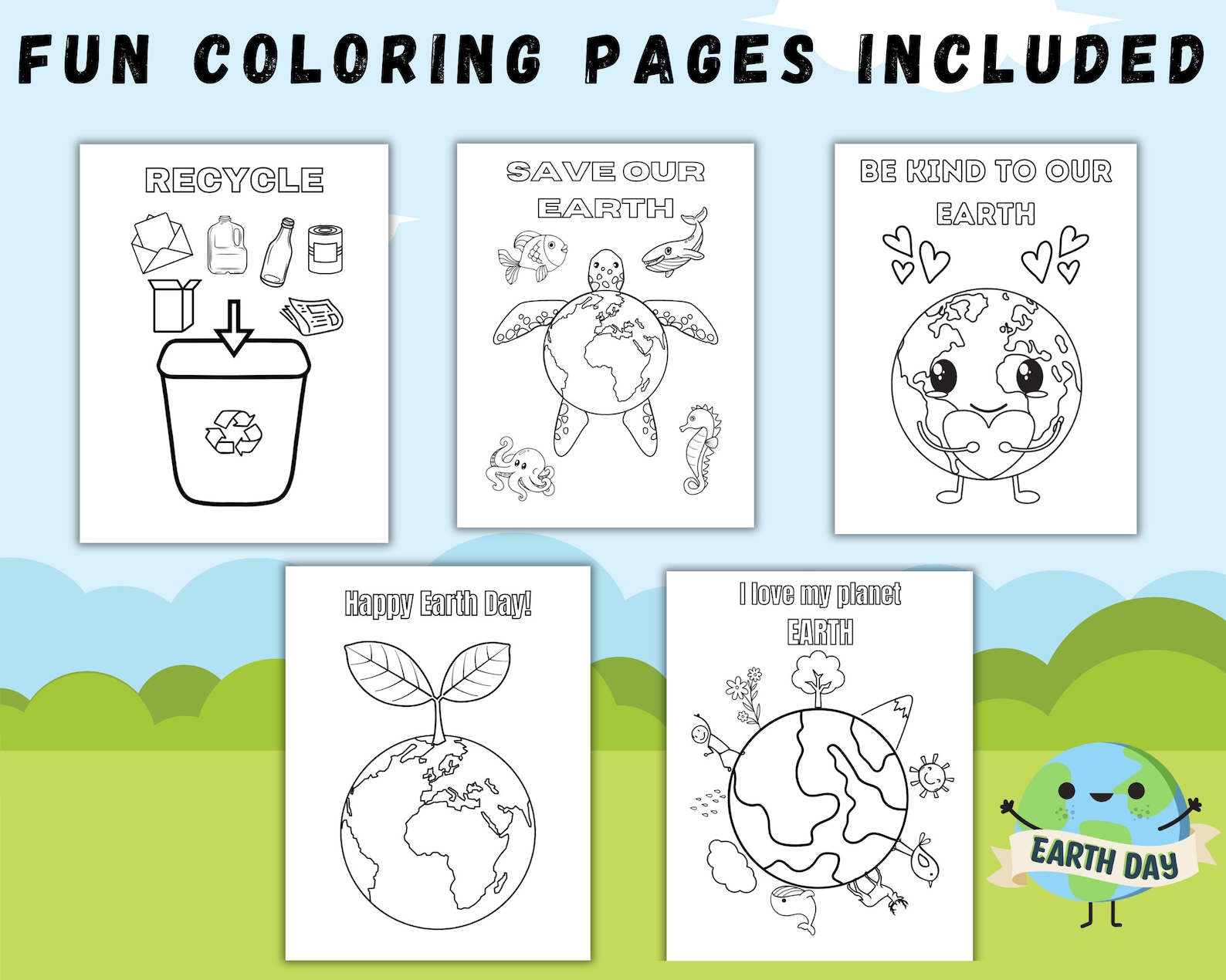 Earth Day Scavenger Hunt | Earth Day Activity for Kindergarten ...