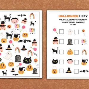 Halloween Activities | Halloween I Spy | Activities for Kids | Printable Halloween Activity | Halloween Activity | I Spy For Kids