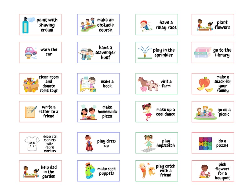Boredom Busters Printable | Boredom Buster Jar | Activity Cards | Kids ...