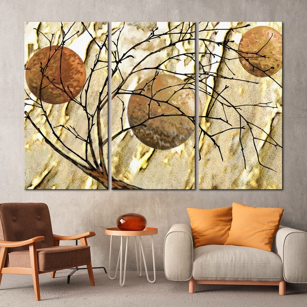 Black Gold Abstract Textured Canvas Wall Art Abstract Golden Etsy Canada