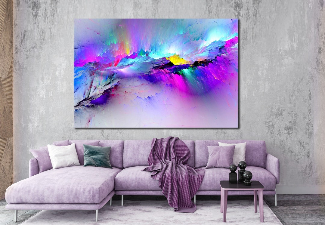Colorful Abstract Art Prints Modern Abstract Art Bright Large Abstract
