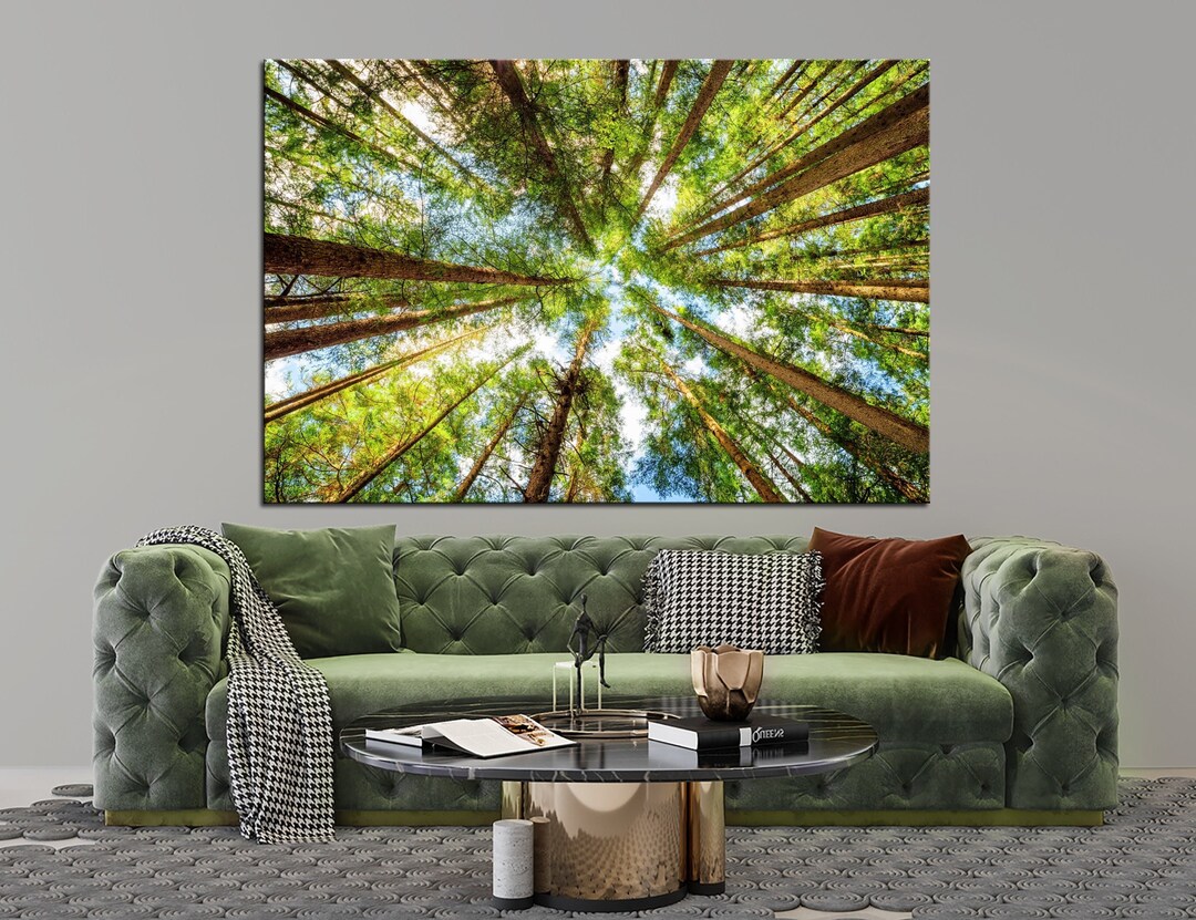 Forest Wall Art Canvas Forest Decor Nature Wall Art Forest Painting