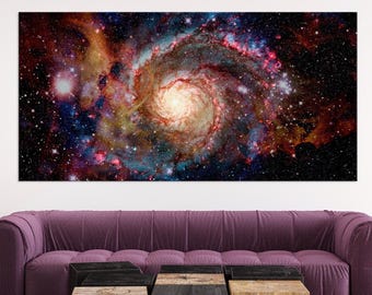Galaxy Canvas Print: NASA Outer Space Wall Art