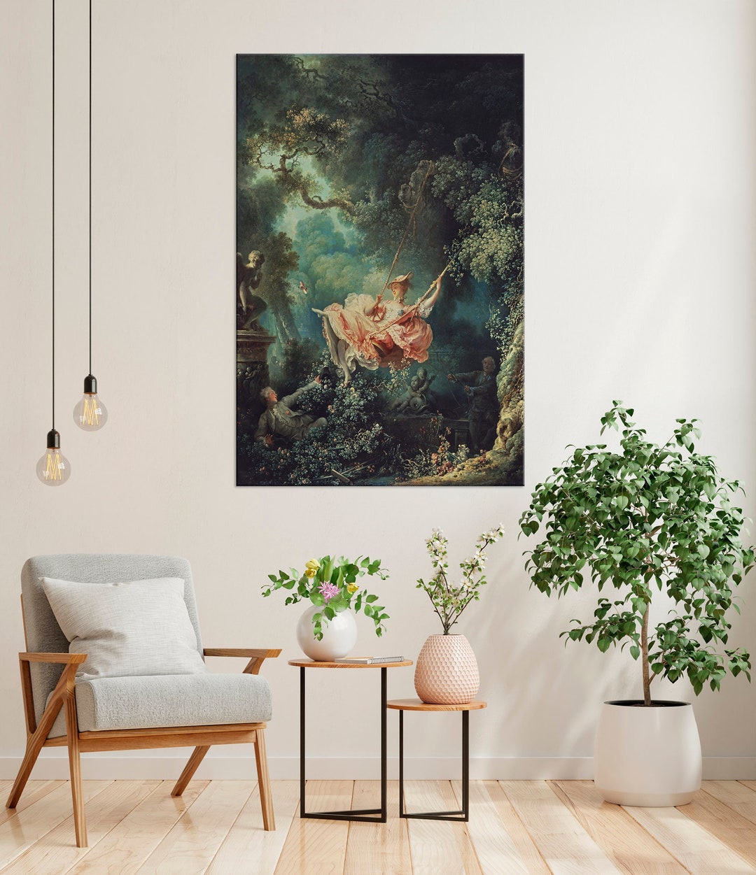 The Swing Canvas Print Jean Honore Fragonard Canvas Wall Art Girl on